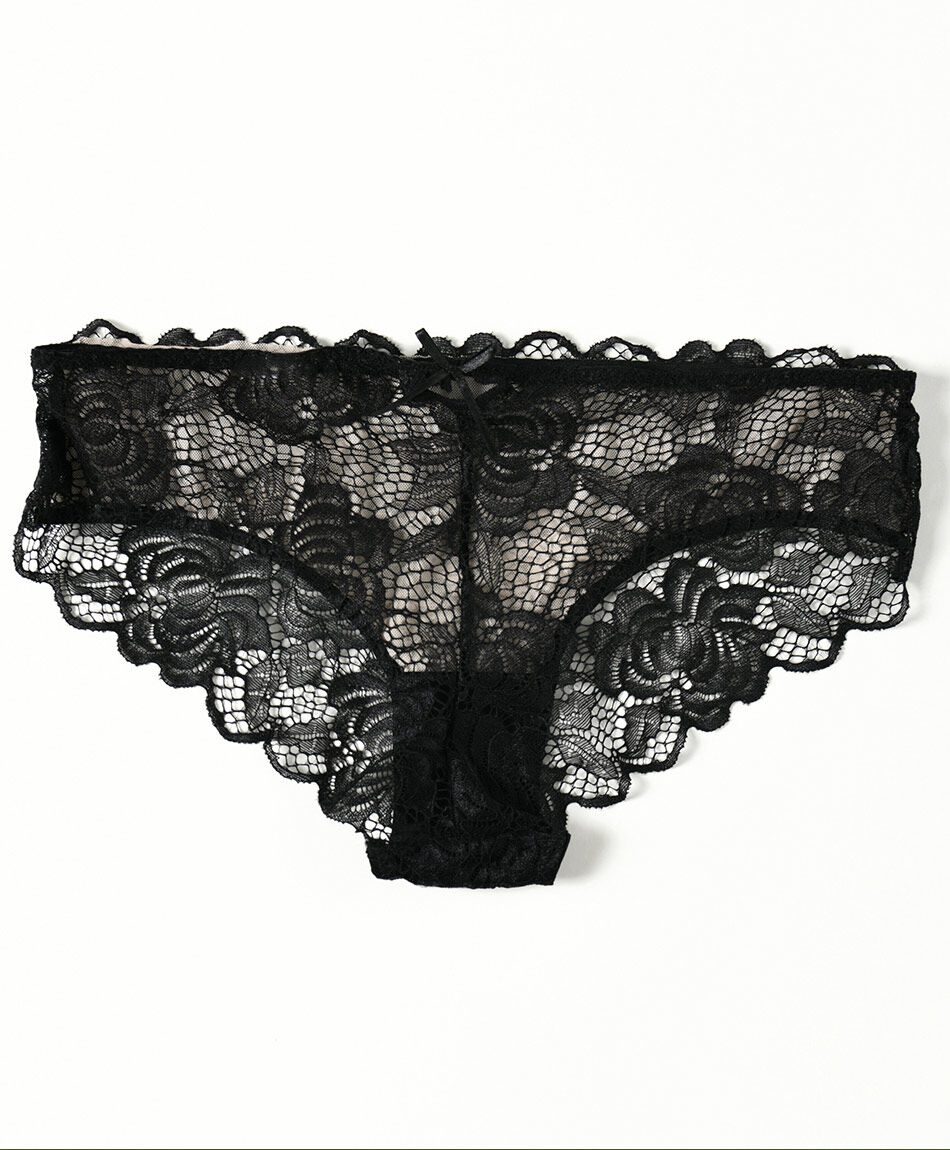 Pantaleta mujer estampada bicolor