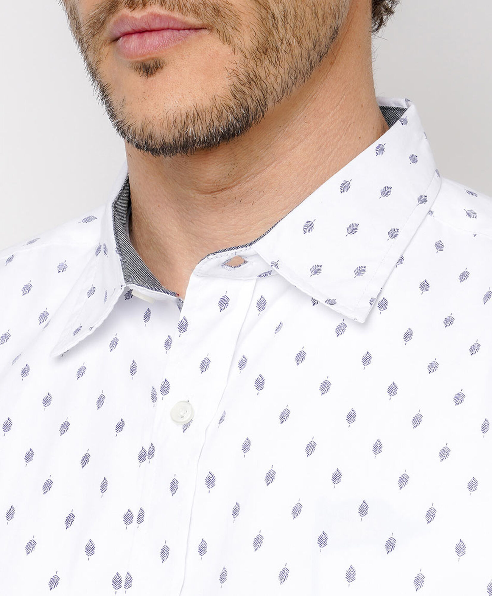 Camisa hombre diseño hojas Camisa hombre diseño hojas