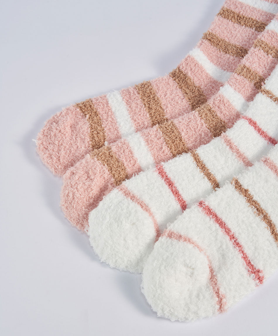 Pack 2 calcetines mujer tonos pastel suaves