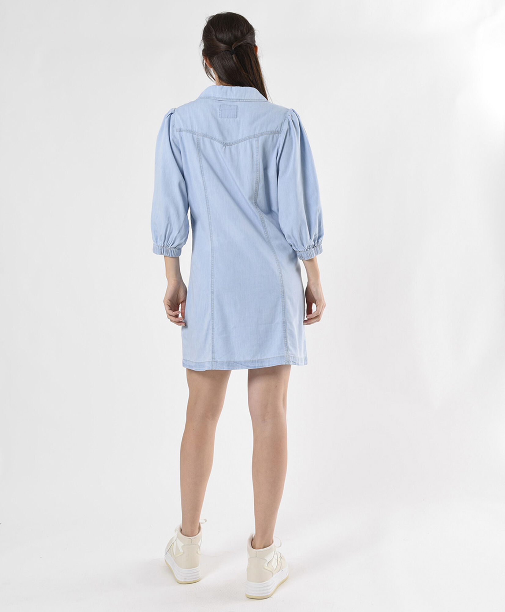 Vestido mujer denim botones Vestido mujer denim botones