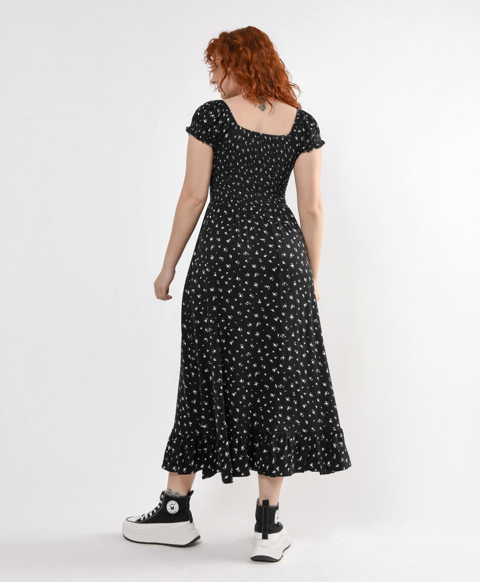 Vestido mujer largo florcitas