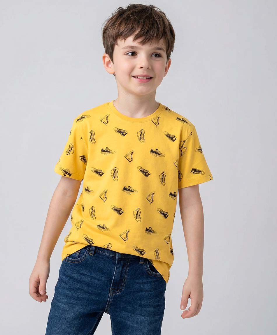 Polera ni&ntilde;o zapatillas