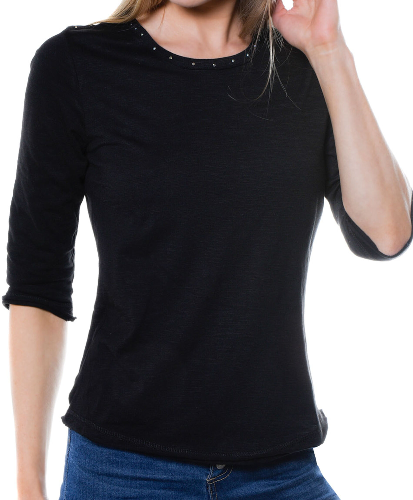 Polera aplicacion strass Polera aplicacion strass