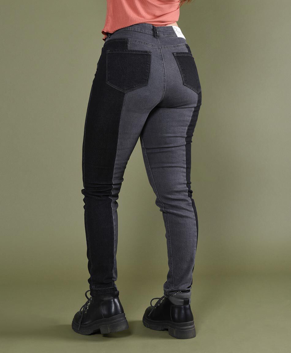 Jeans bicolor
