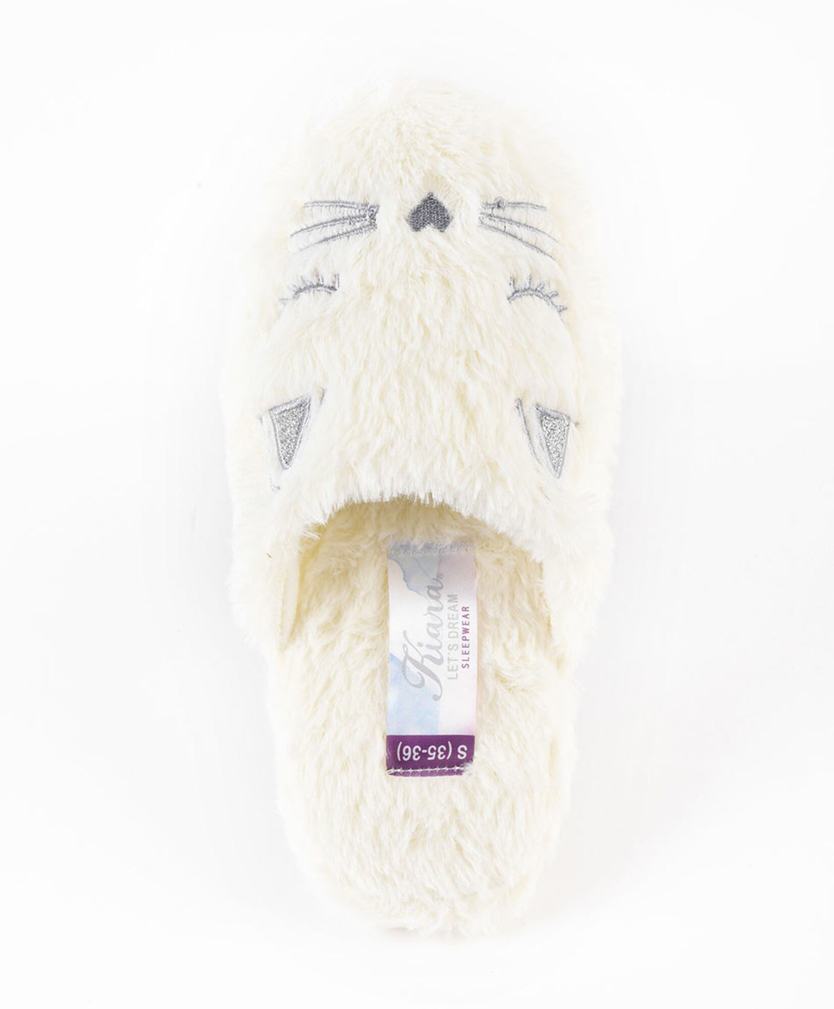 Pantufla mujer pelitos gatito Pantufla mujer pelitos gatito