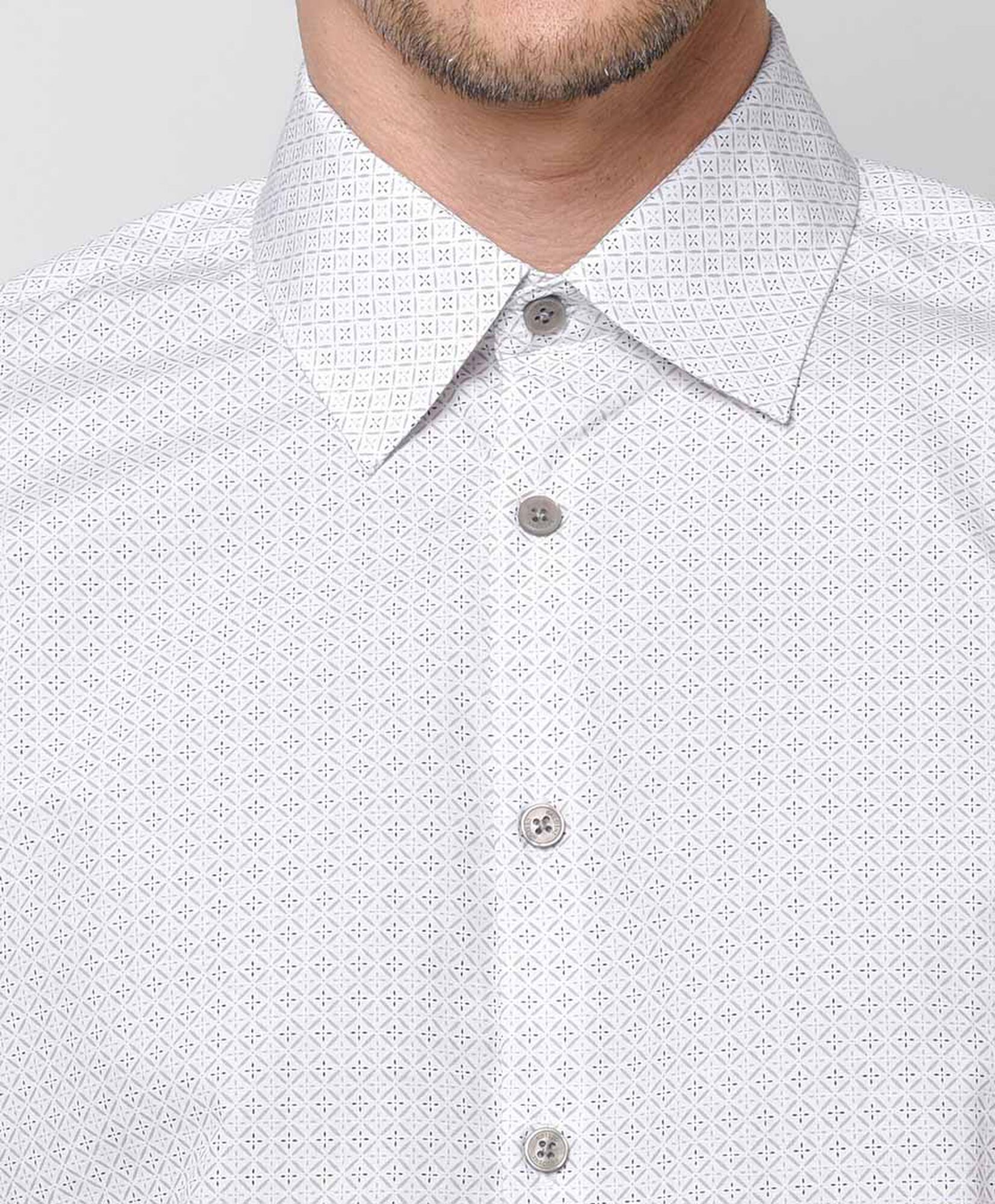 Camisa hombre mini rombos Camisa hombre mini rombos