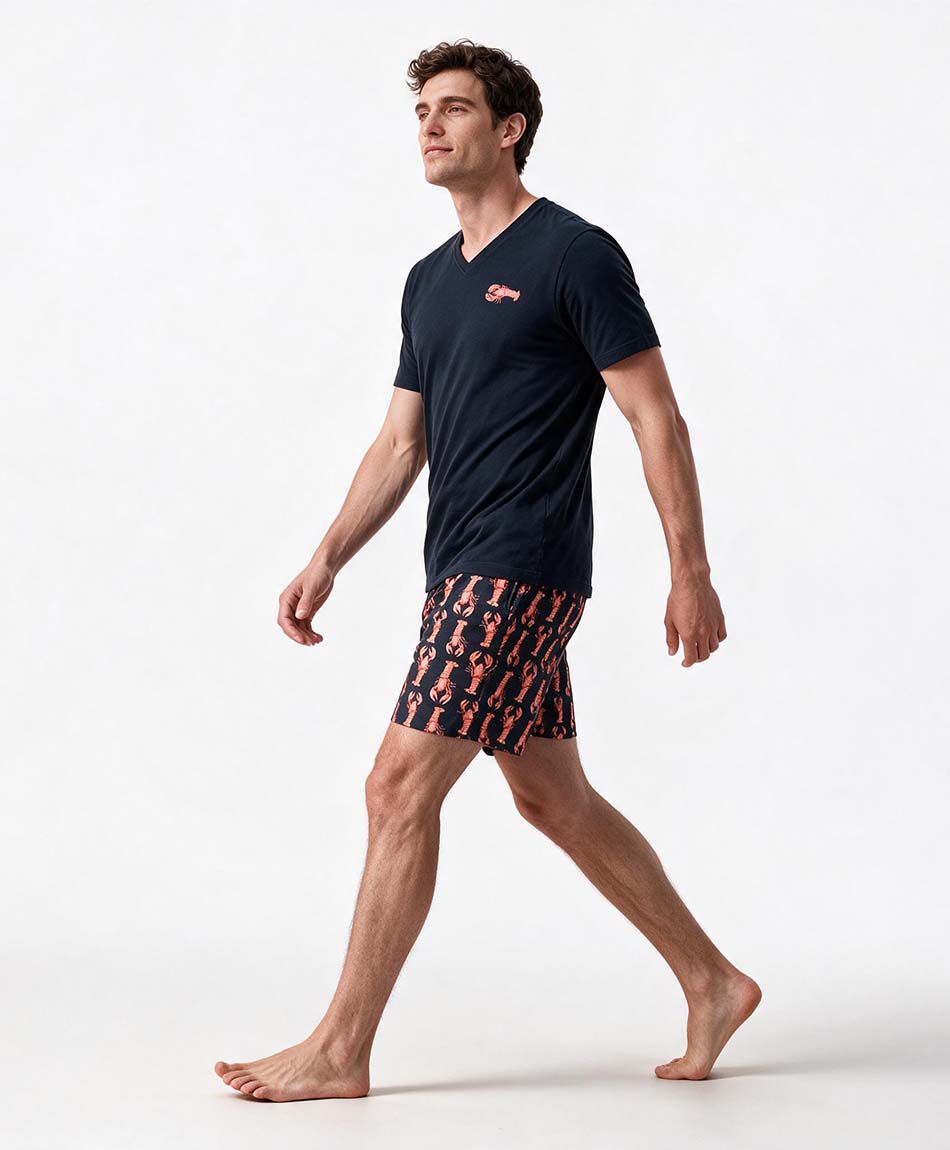 Pijama hombre langostas