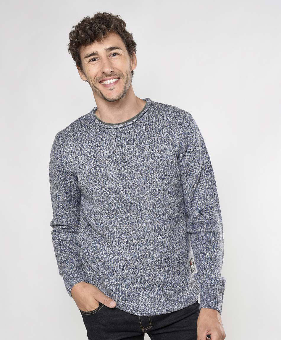 Sweater hombre jaspeado