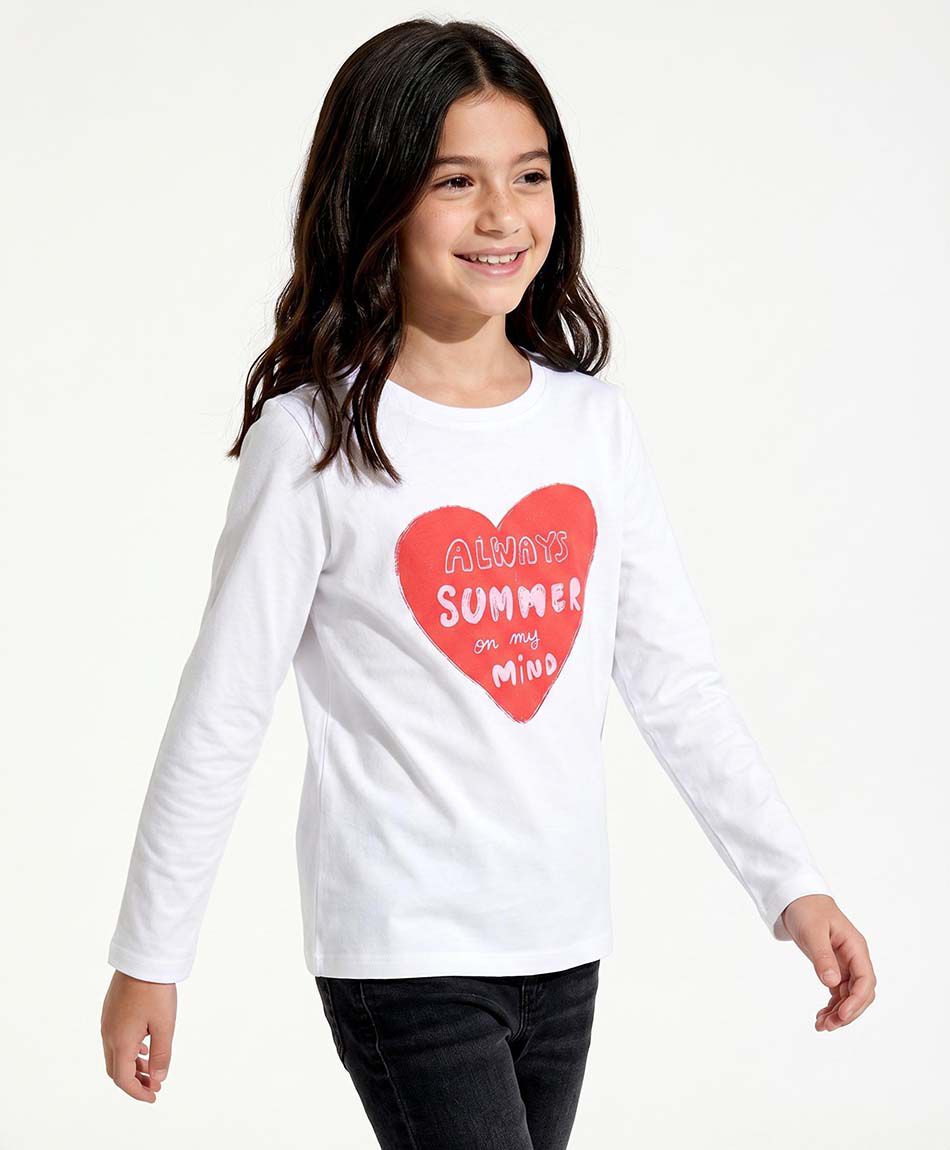Polera ni&ntilde;a coraz&oacute;n summer