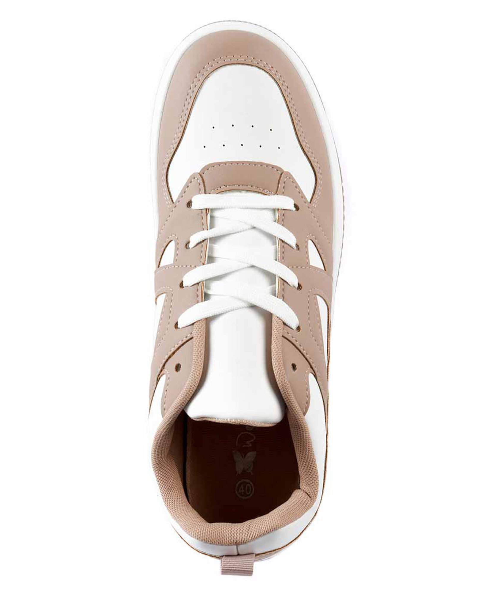 Zapatilla bicolor planaforma Zapatilla bicolor planaforma