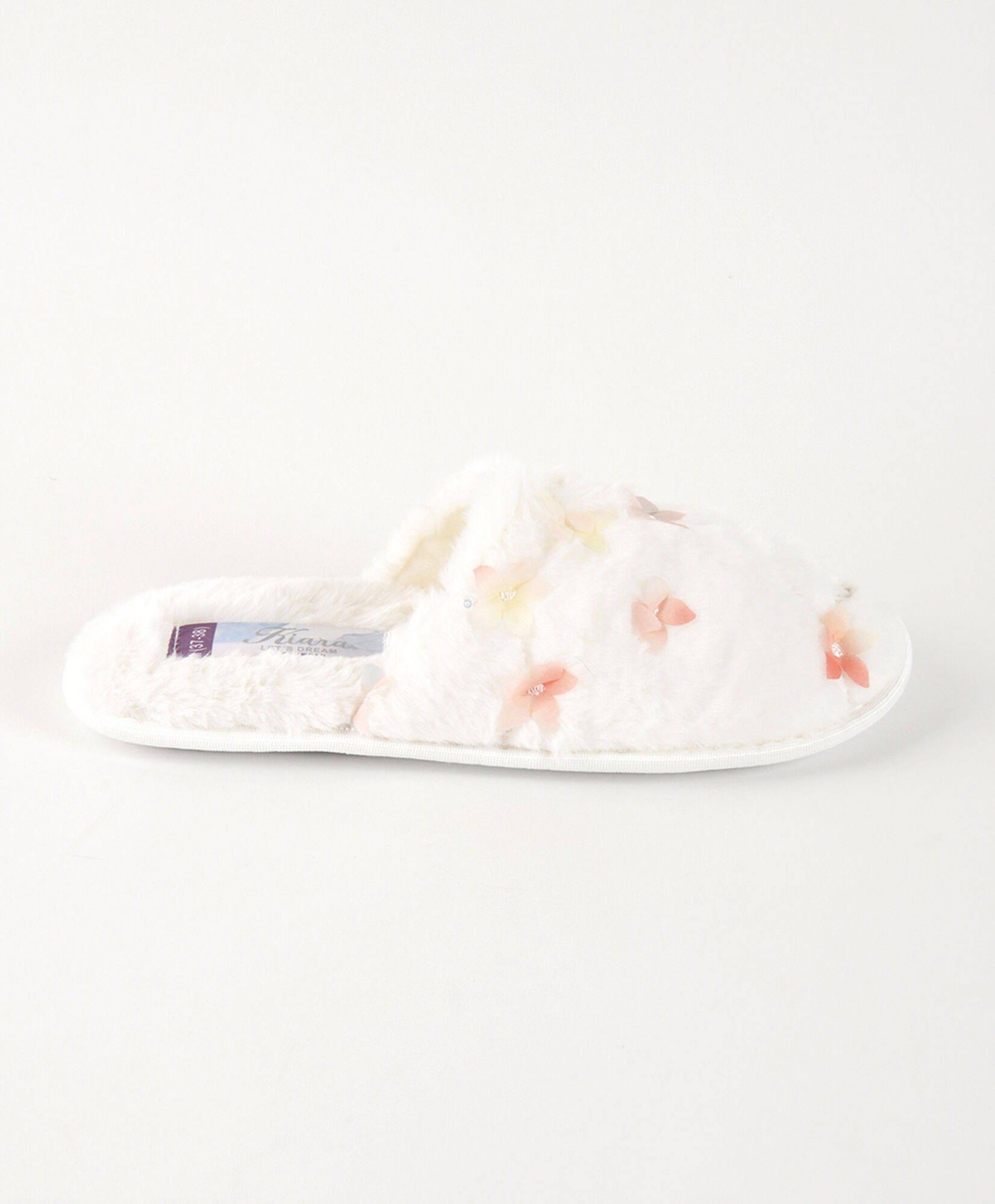 Pantuflas mujer floreada Pantuflas mujer floreada