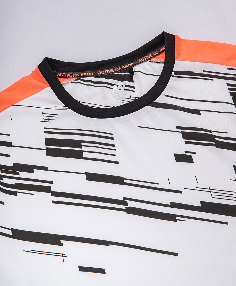 Polera deportiva hombre tricolor