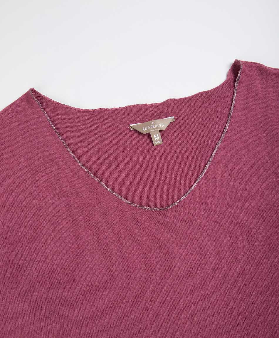 Polera mujer cuello v