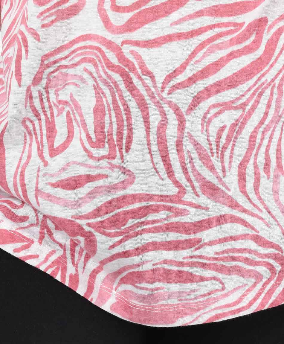 Polera mujer animal print