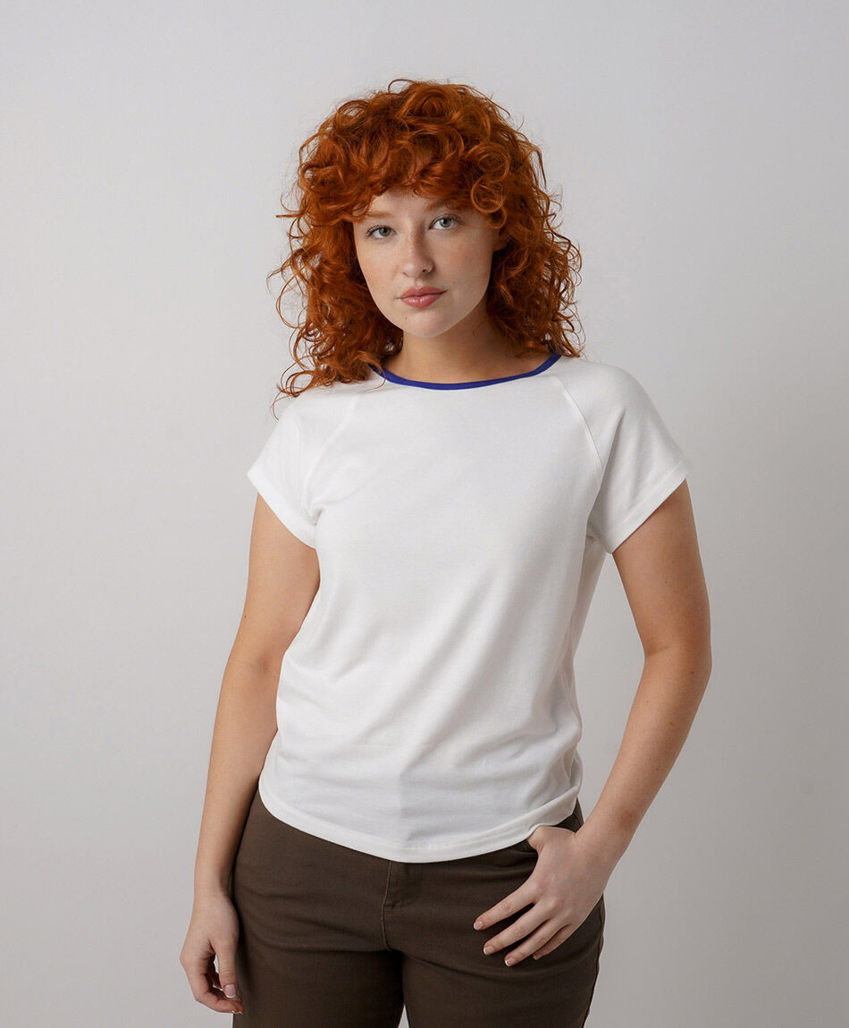 Polera mujer contraste