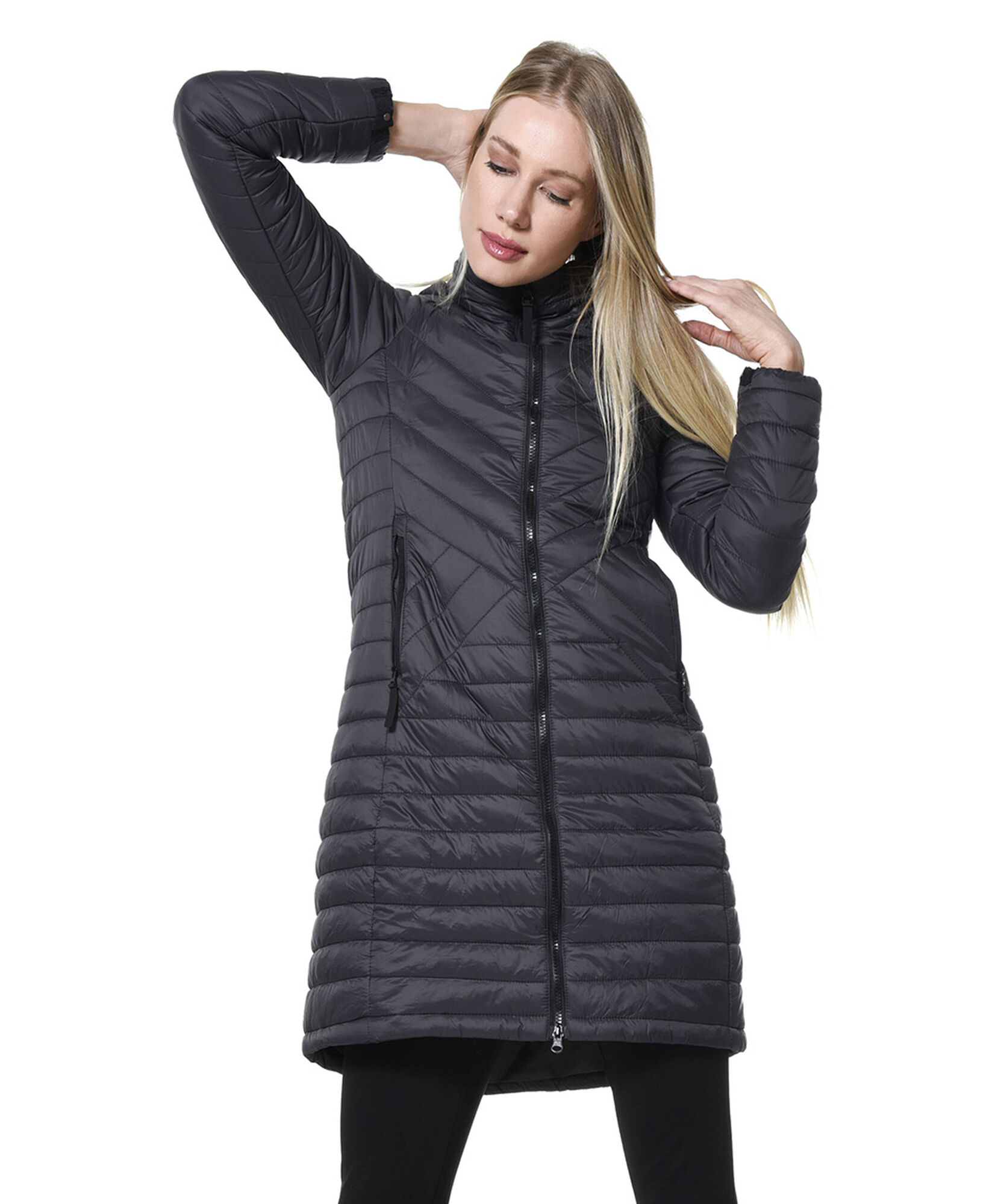 Parka larga entallada Parka larga entallada