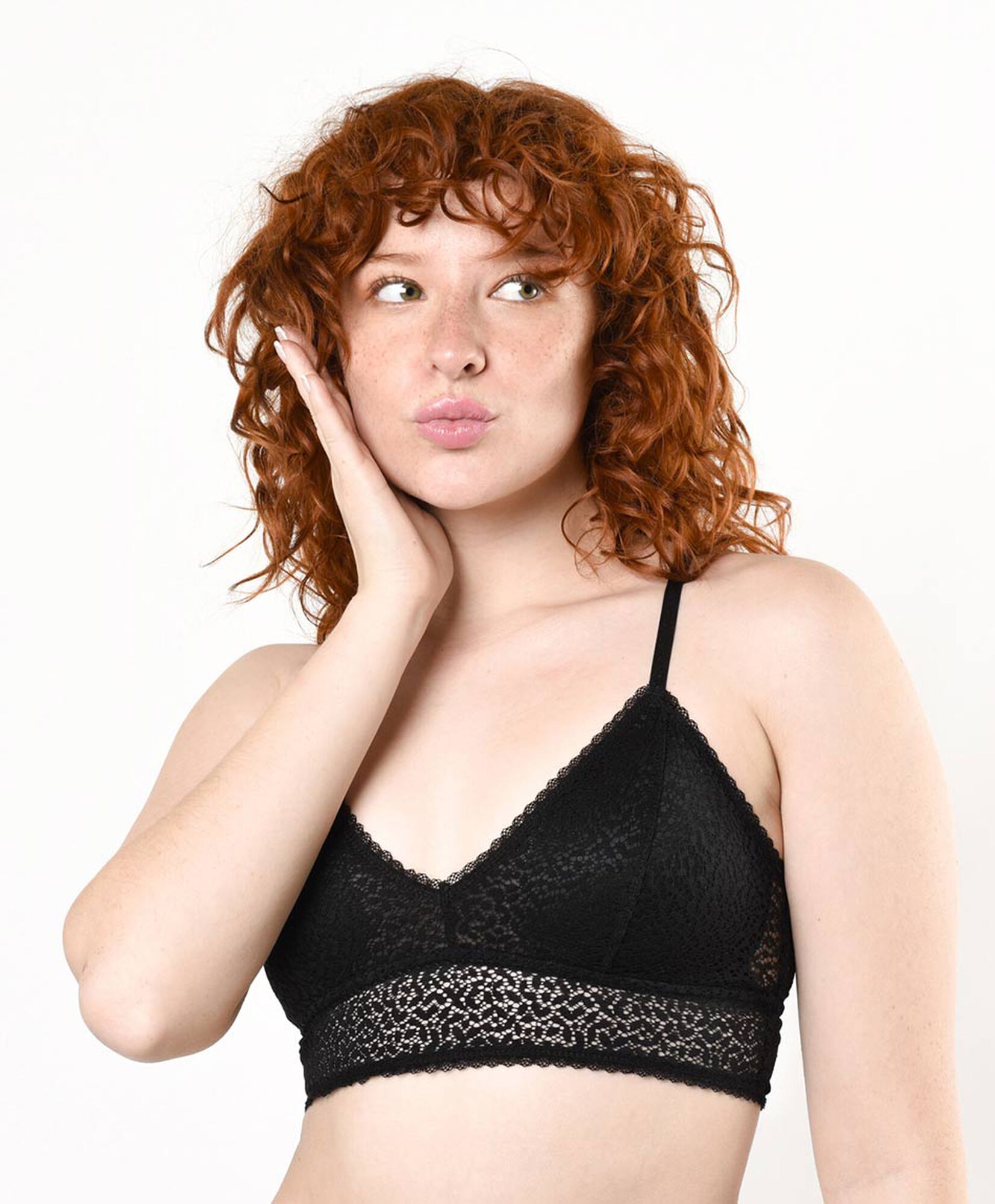 Bralette mujer encajes colores espalda triángulo Bralette mujer encajes colores espalda triángulo