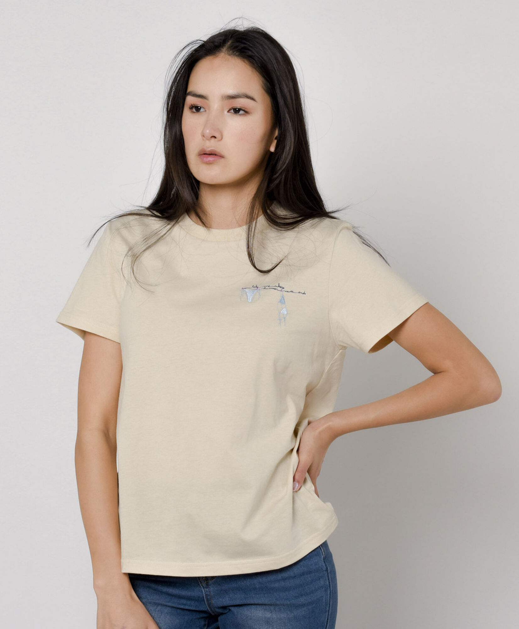 Polera mujer bikini bordado Polera mujer bikini bordado