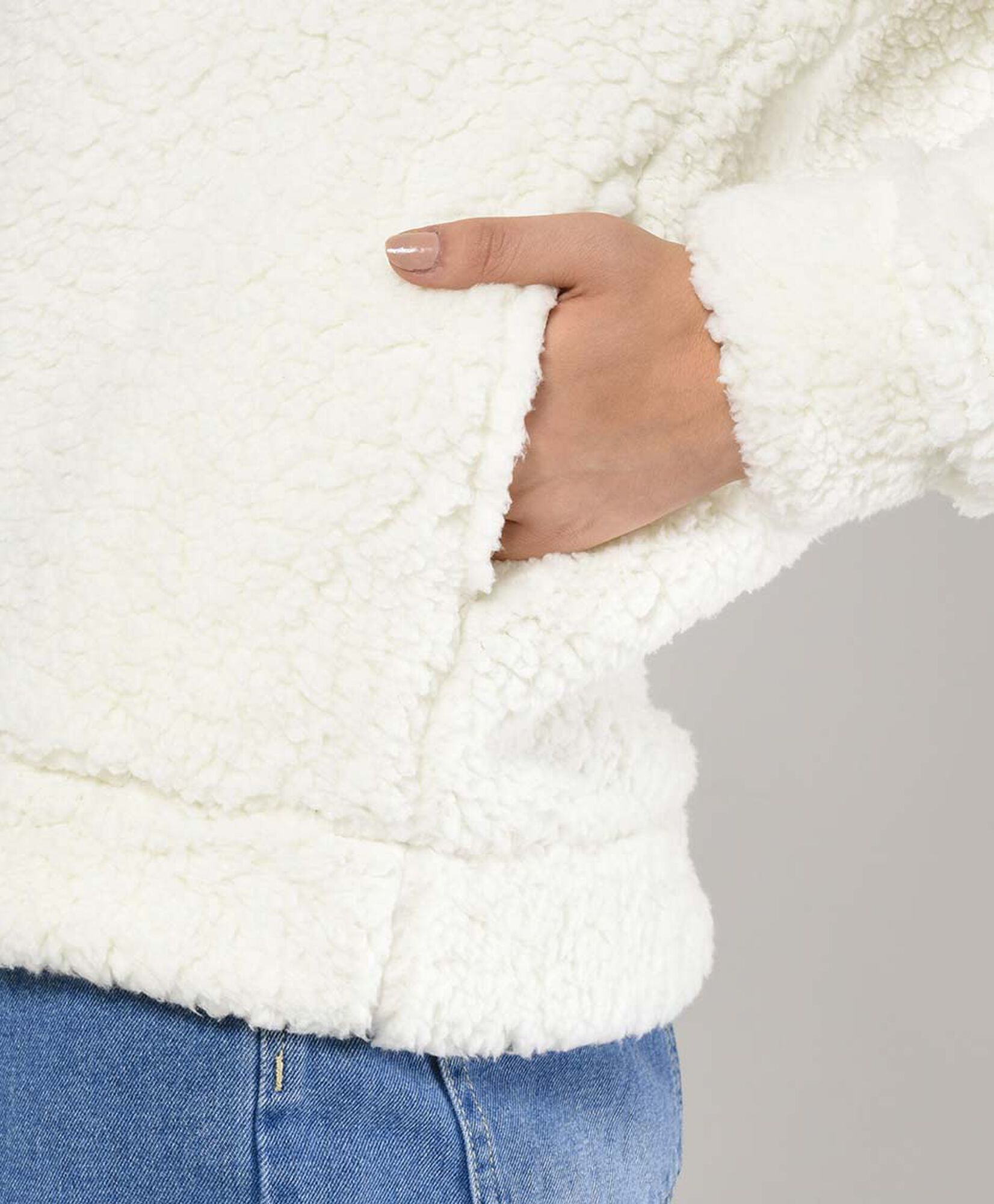 Polerón mujer bicolor polar Polerón mujer bicolor polar
