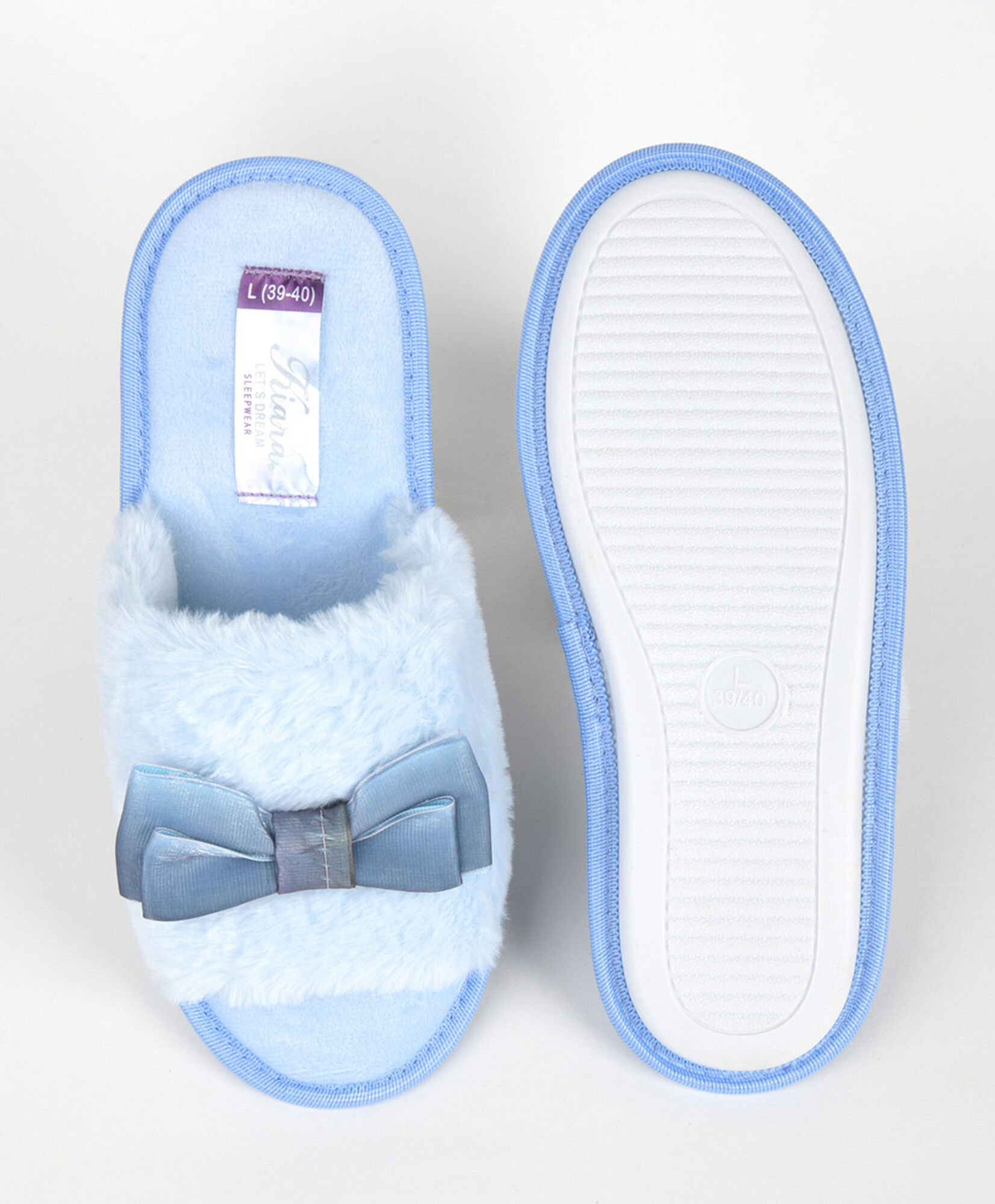 Pantufla mujer cinta pelitos Pantufla mujer cinta pelitos