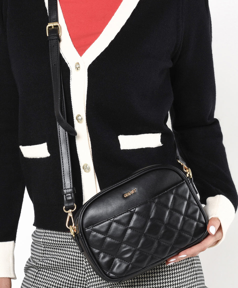 Mini cartera mujer rombos