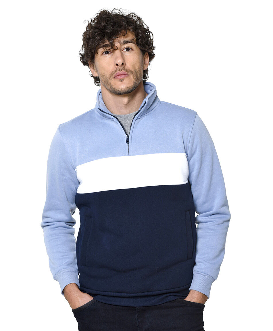 Poleron medio cierre