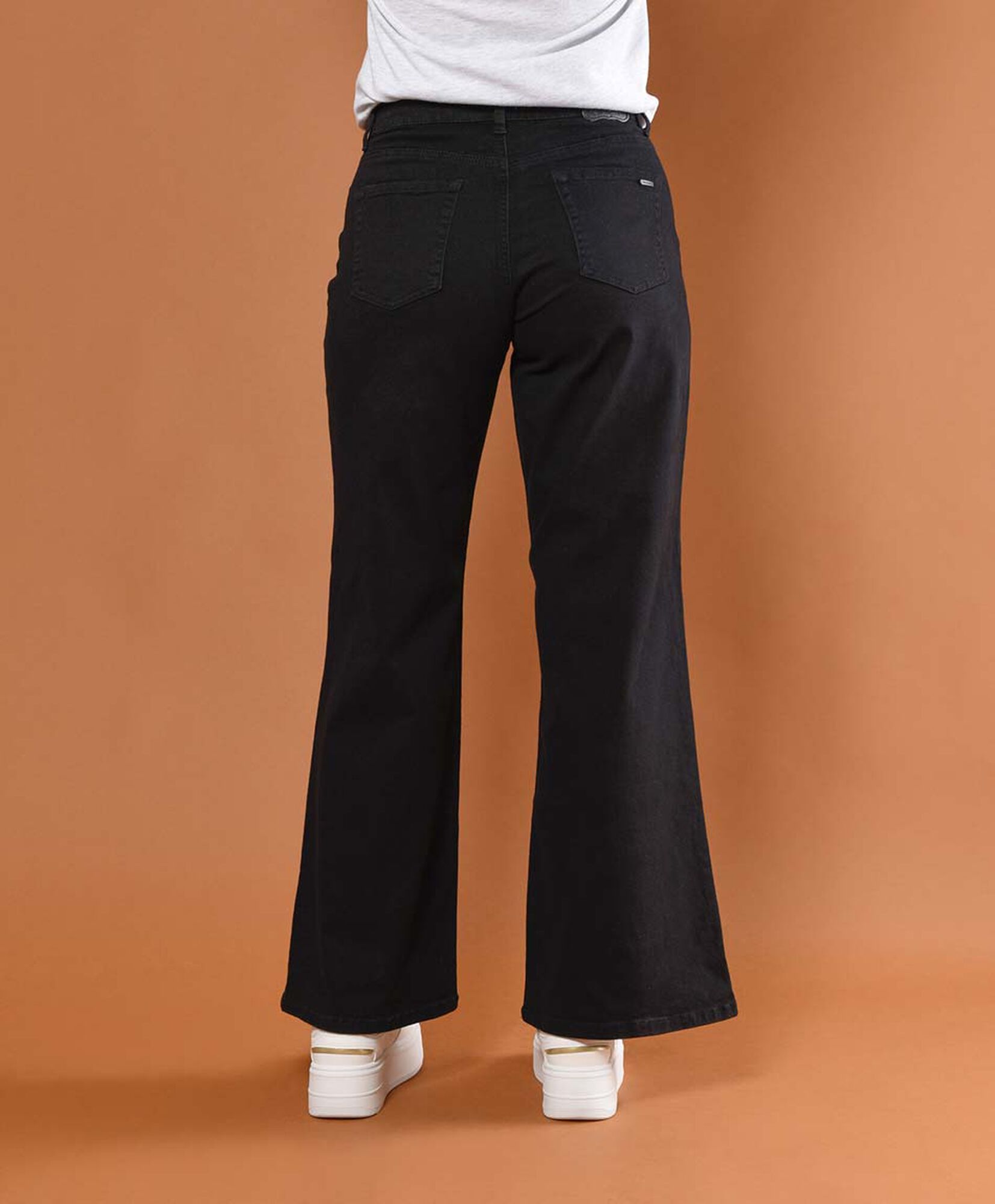 Jeans mujer liso ancho wide Jeans mujer liso ancho wide