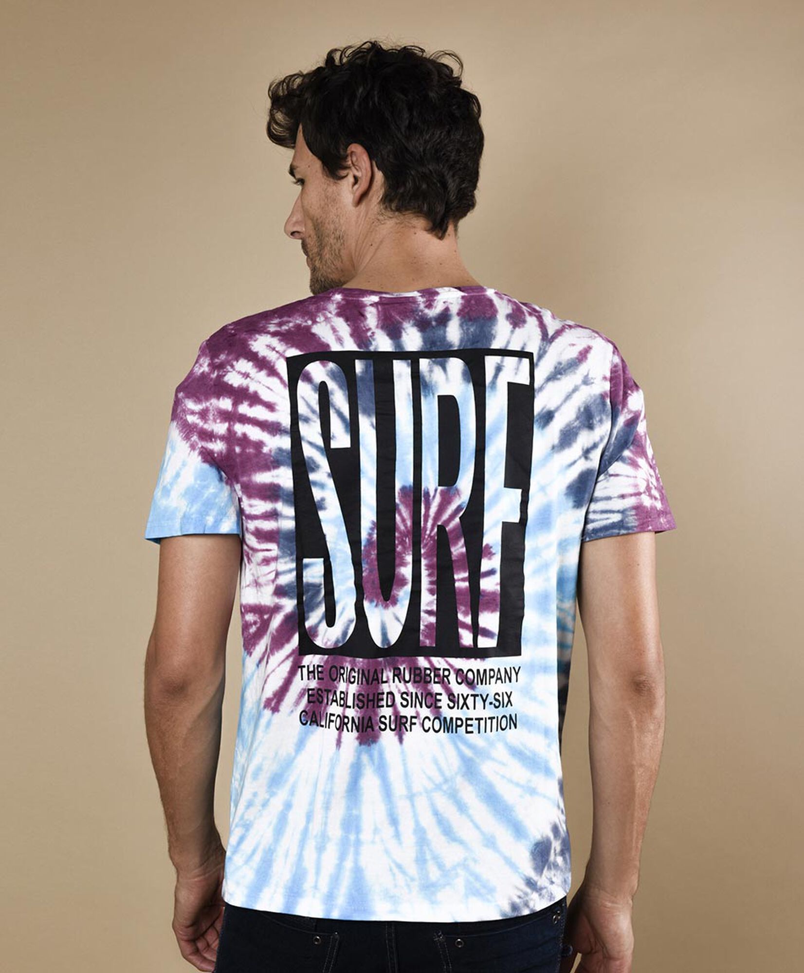 Polera hombre tie dye Polera hombre tie dye