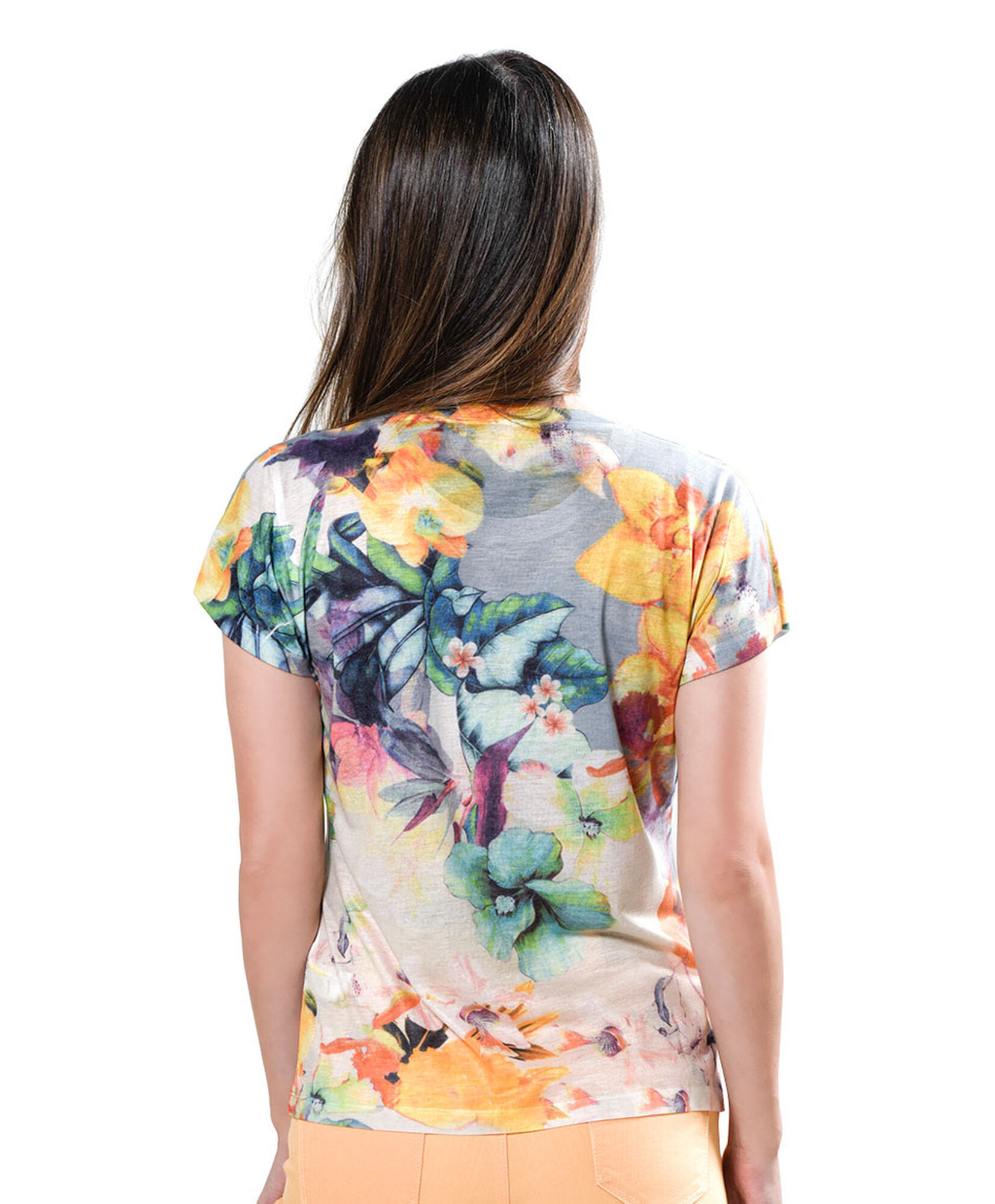 Polera flores strass Polera flores strass