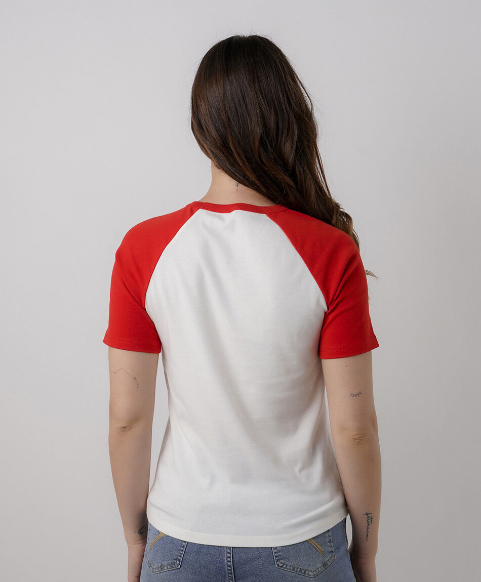 Polera mujer bicolor milano