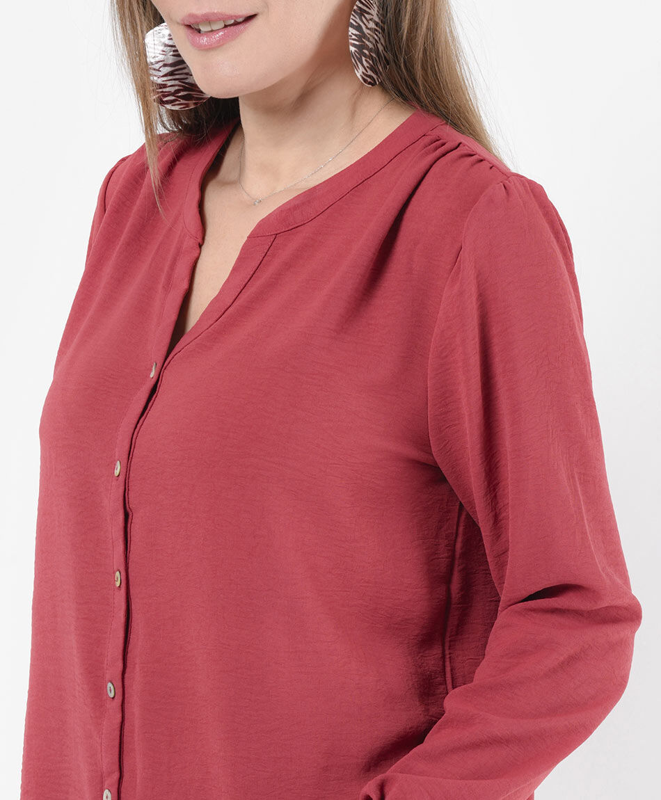 Blusa mujer texturizada