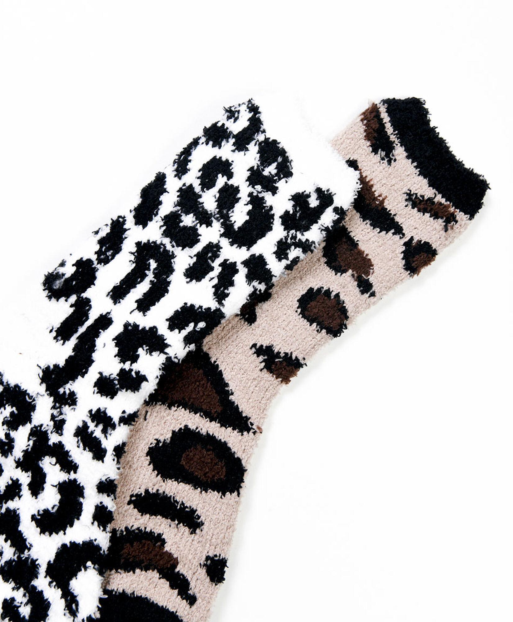 Pack 2 calcetines mujer gruesos animal print Pack 2 calcetines mujer gruesos animal print