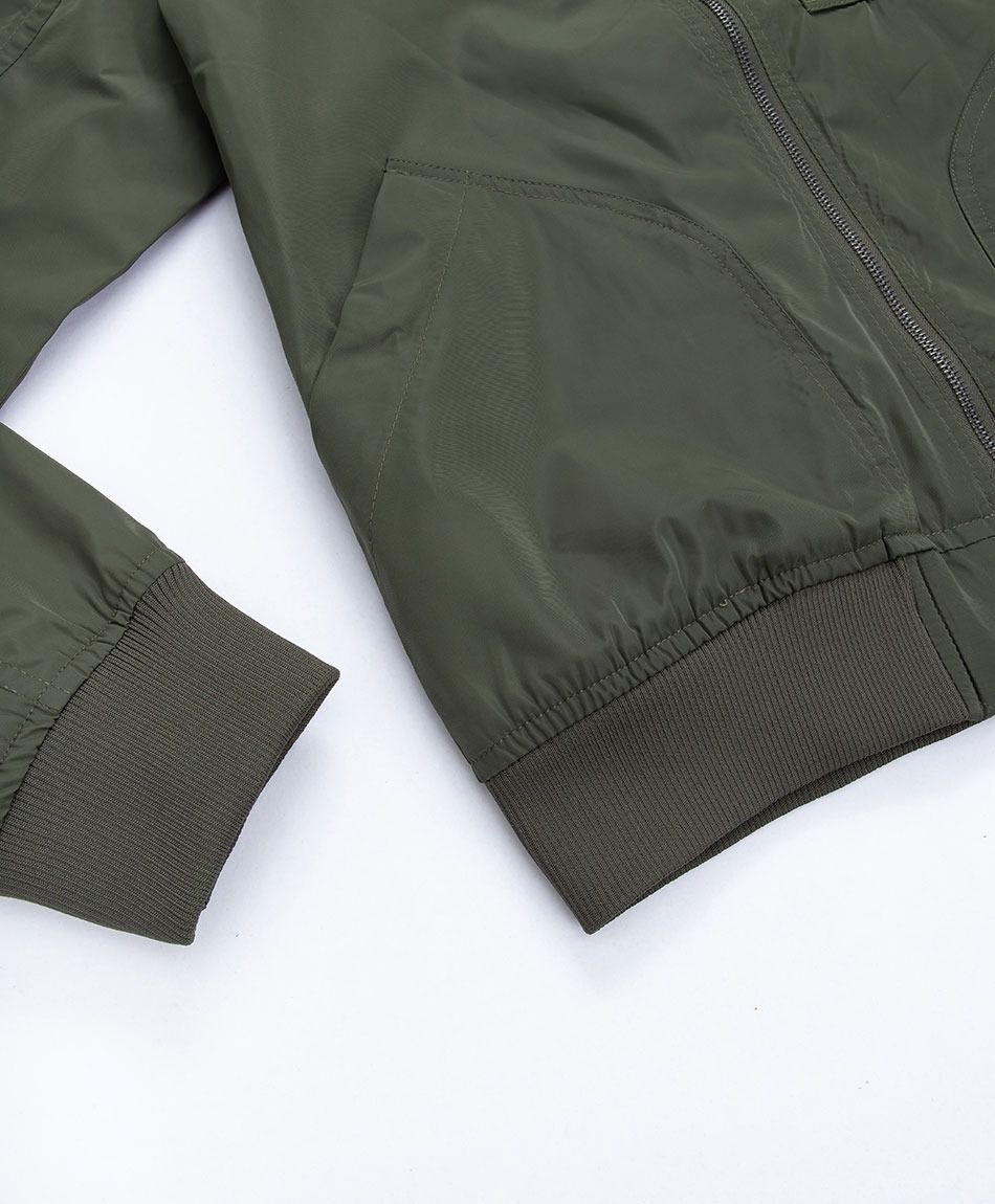 Chaqueta hombre bomber verde