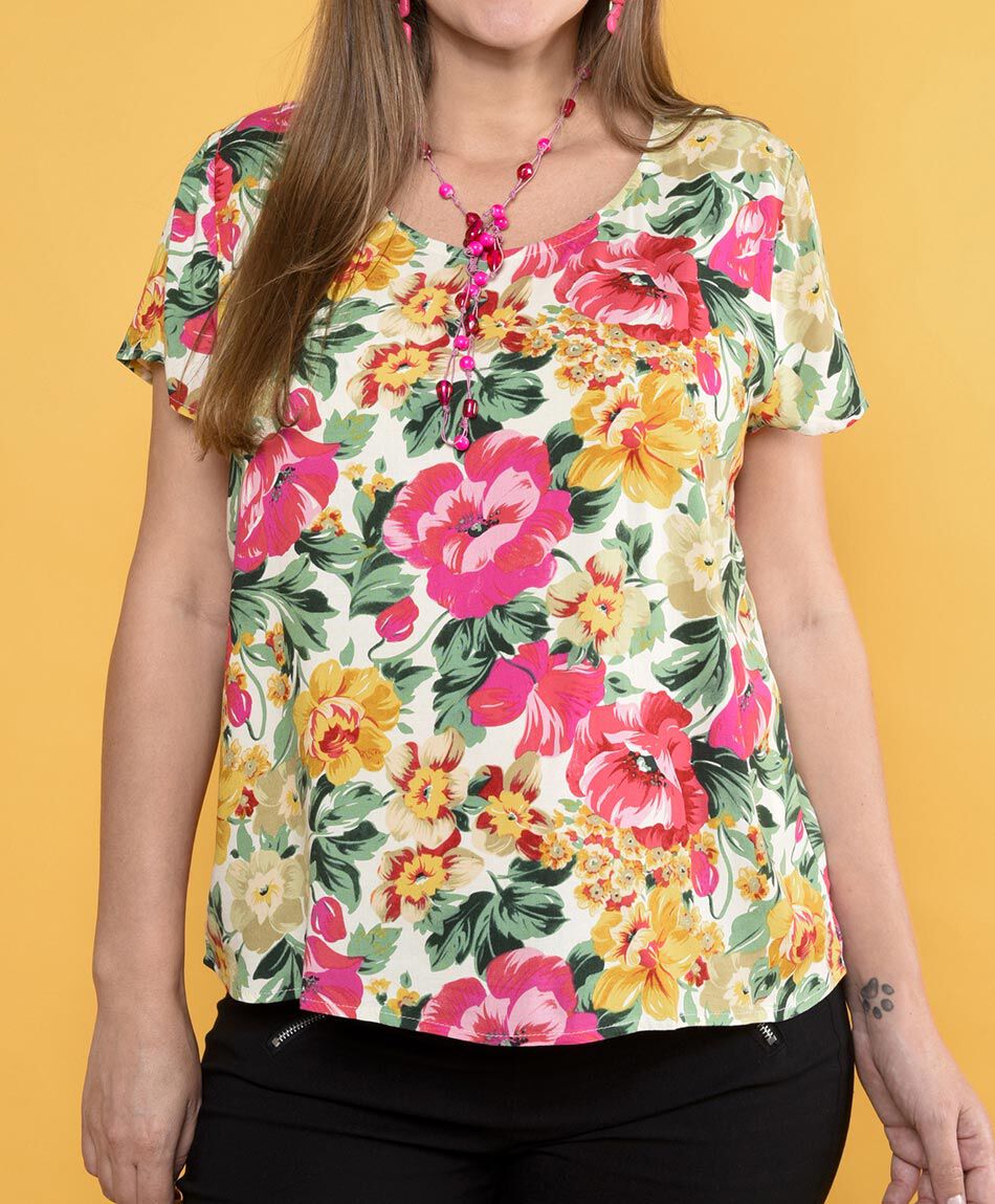 Blusa manga corta