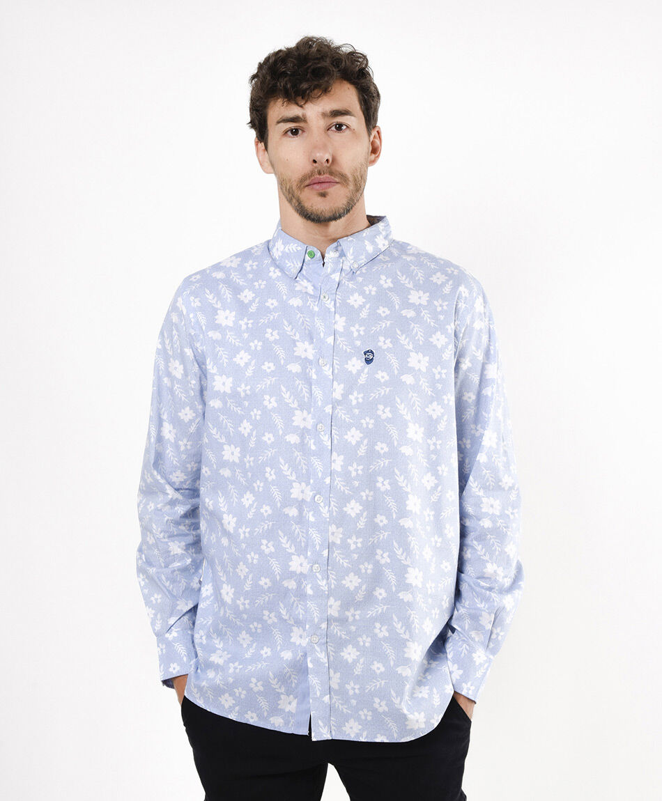Camisa hombre floreada