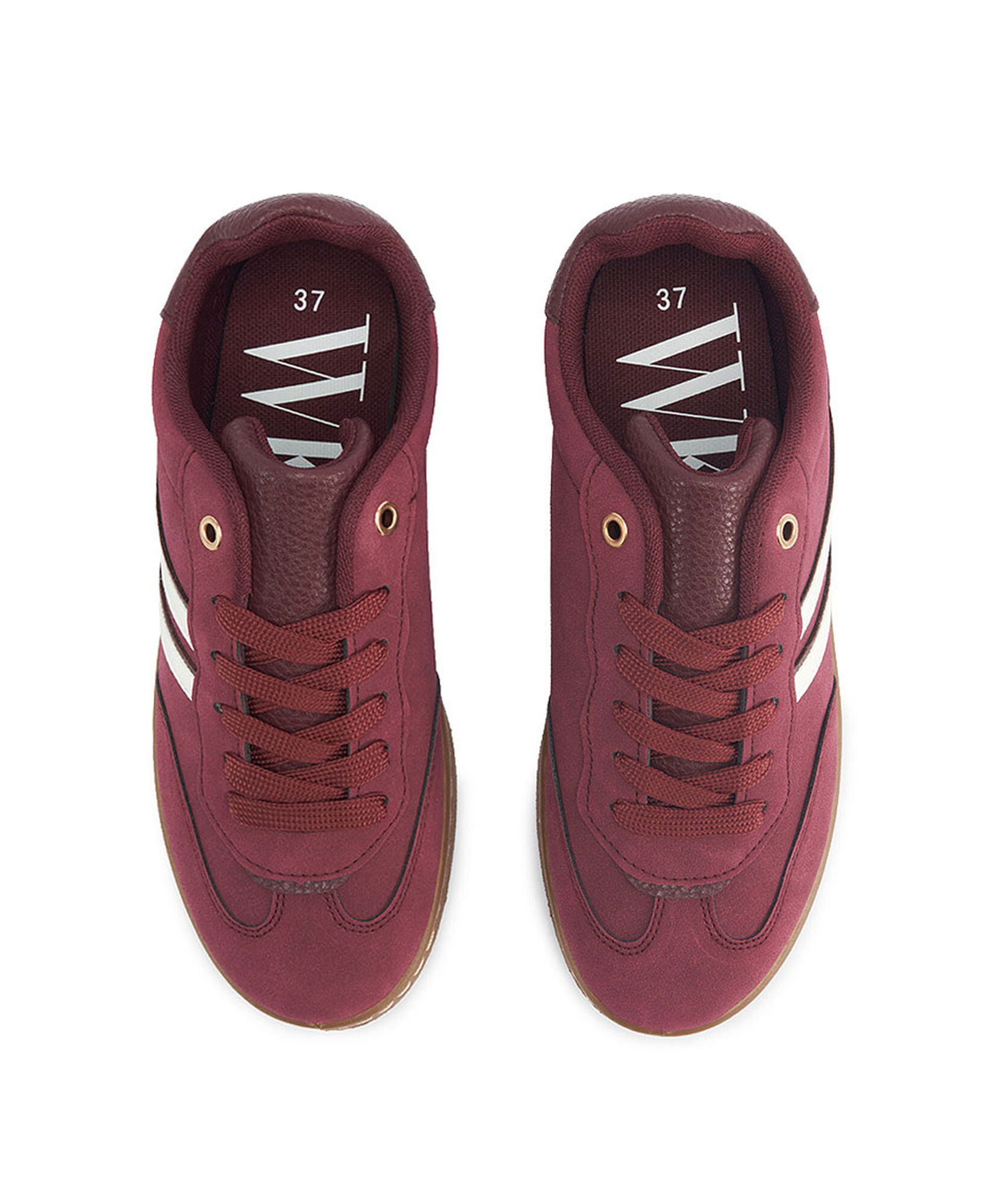 Zapatilla mujer vintage burdeo Zapatilla mujer vintage burdeo