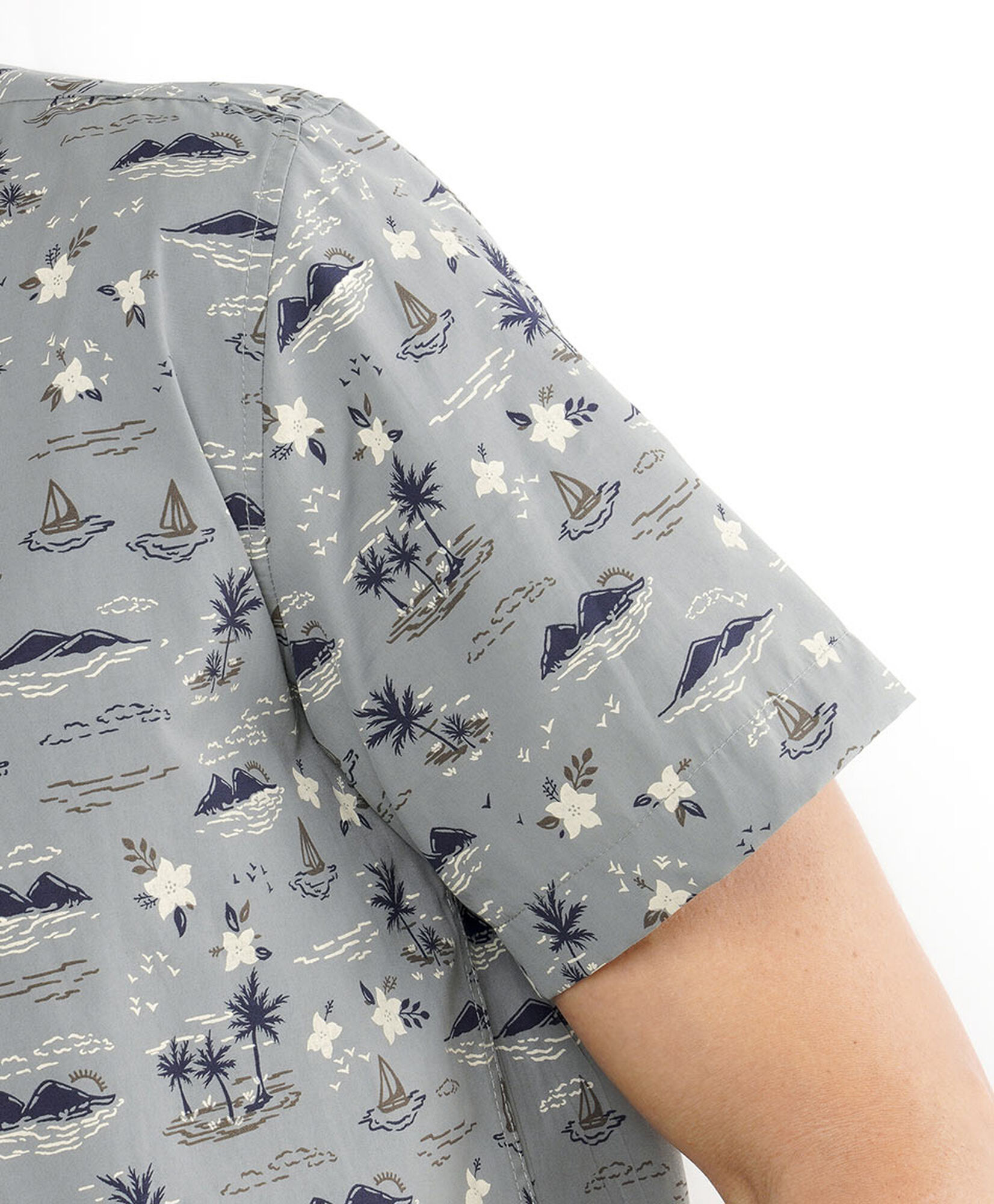 Camisa hombre estampado islas Camisa hombre estampado islas