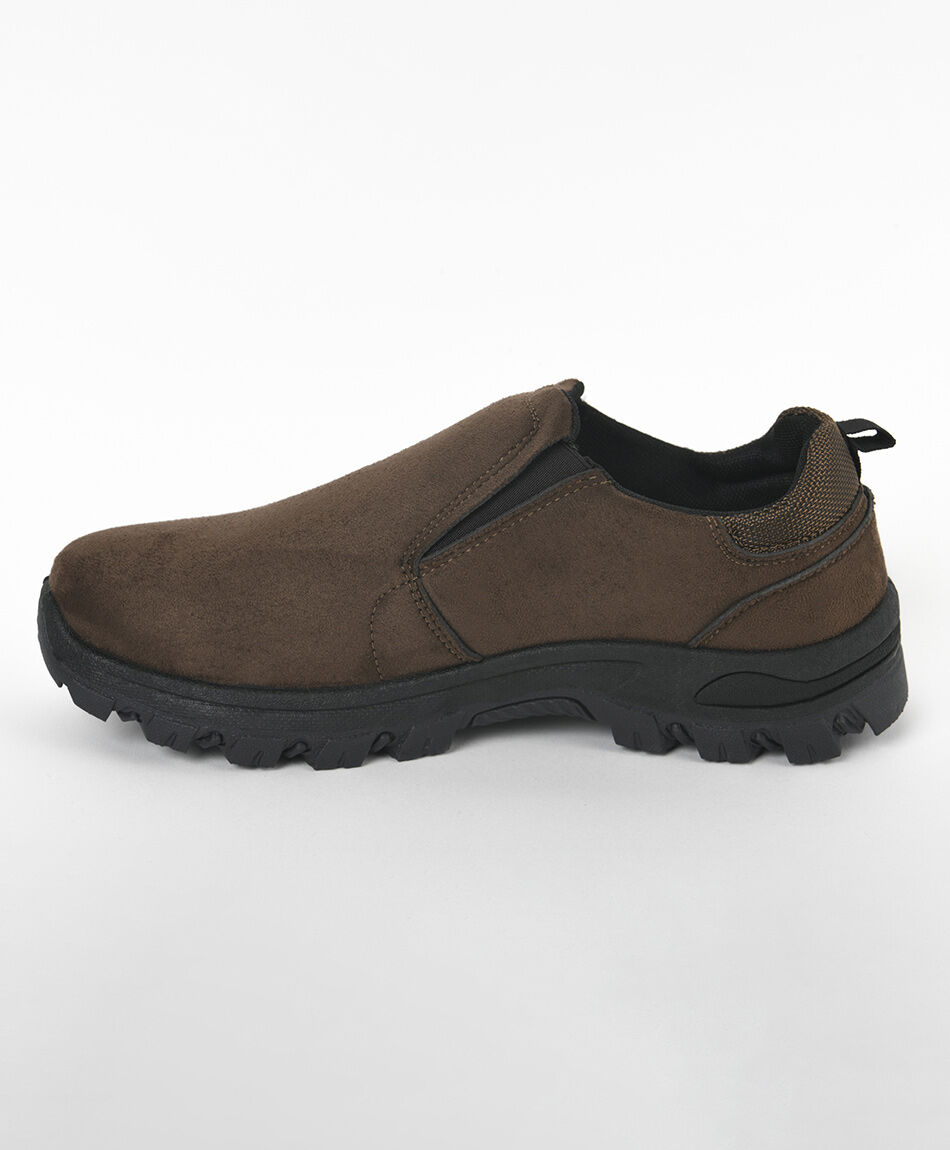 Zapato hombre gamuza el&aacute;sticos