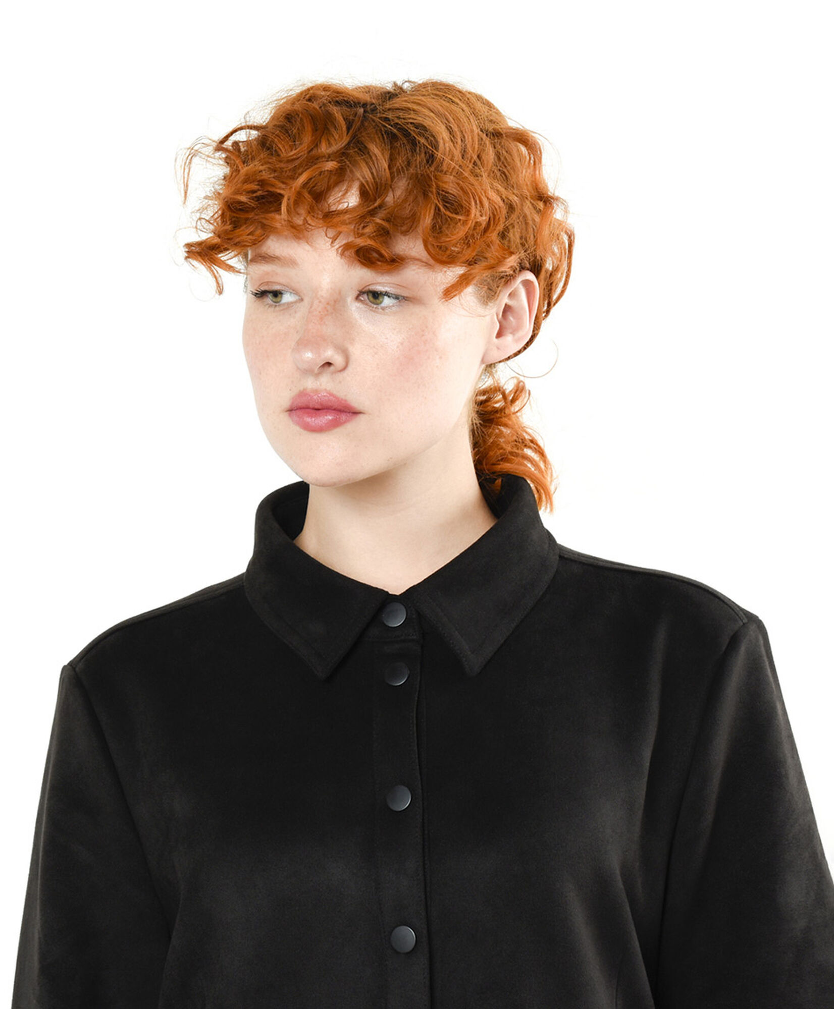 Chaqueta mujer suede negra Chaqueta mujer suede negra