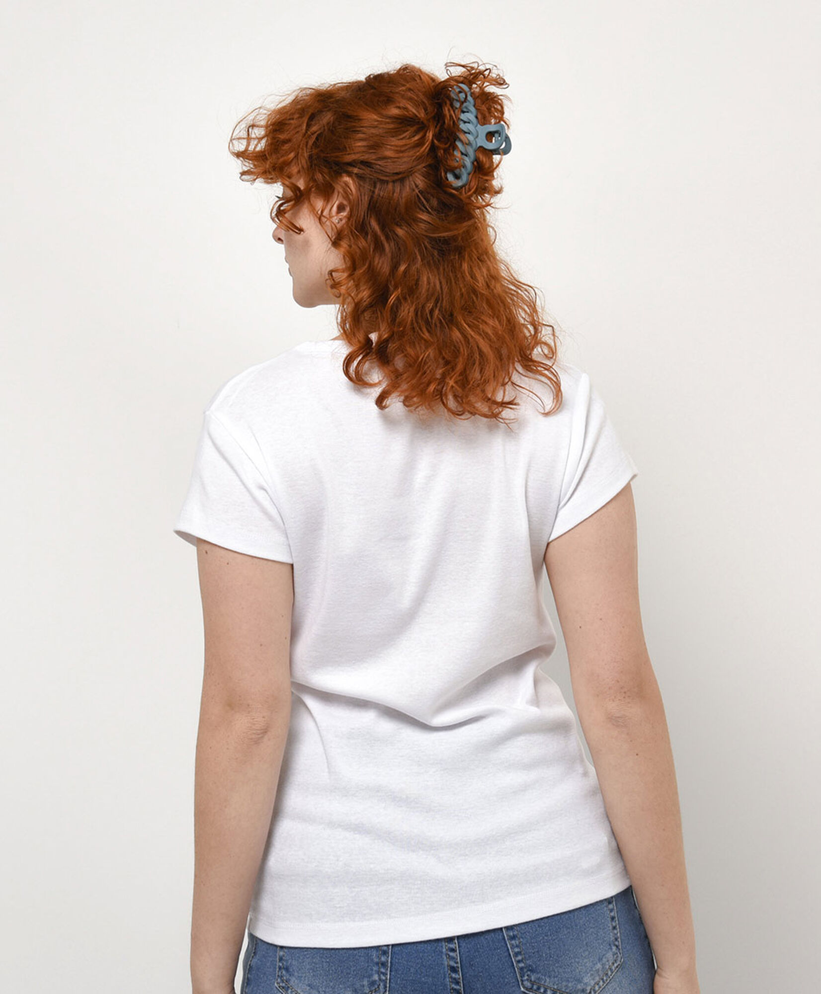Polera mujer estampado limón Polera mujer estampado limón