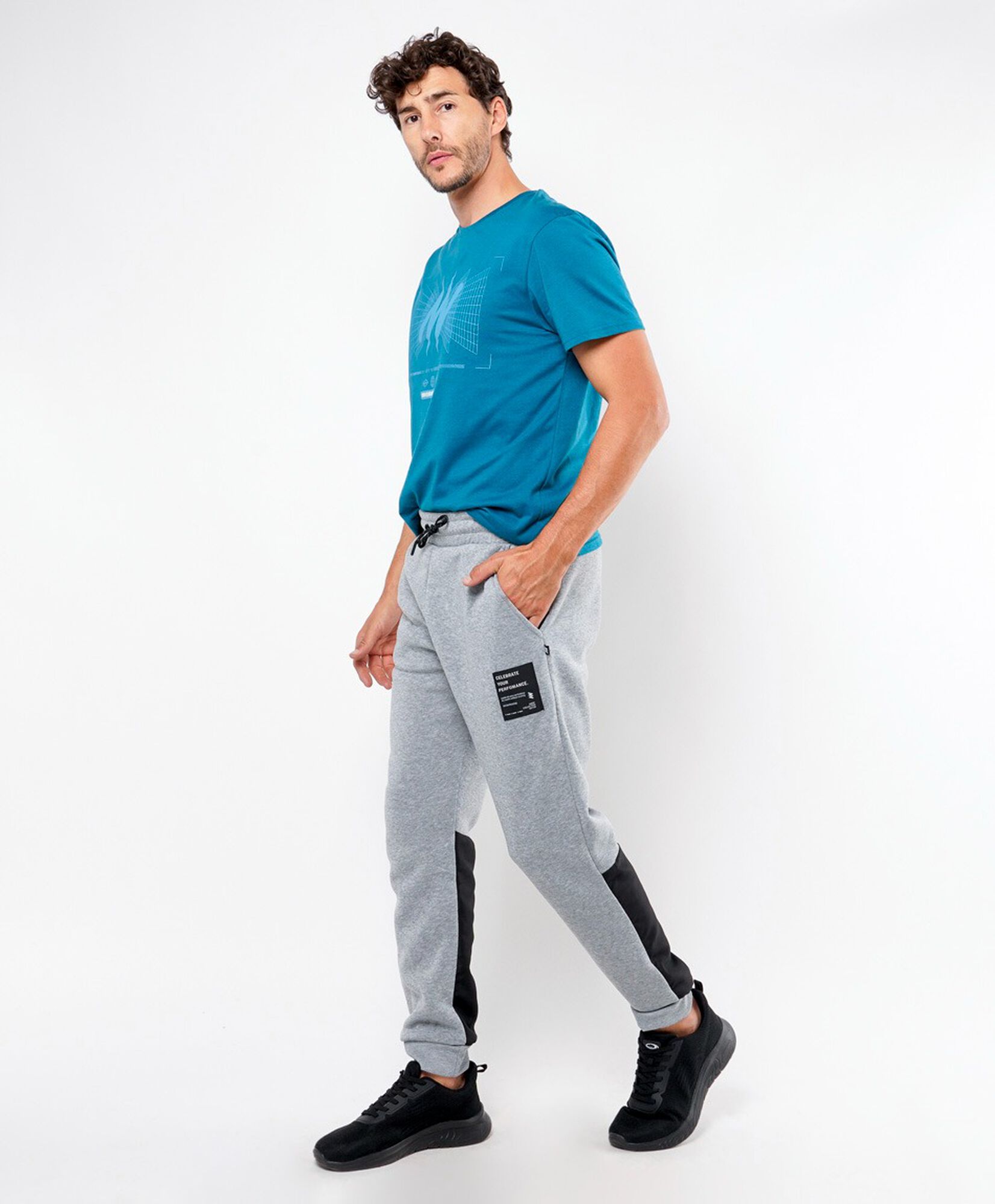 Pantalón deportivo hombre bicolor Pantalón deportivo hombre bicolor