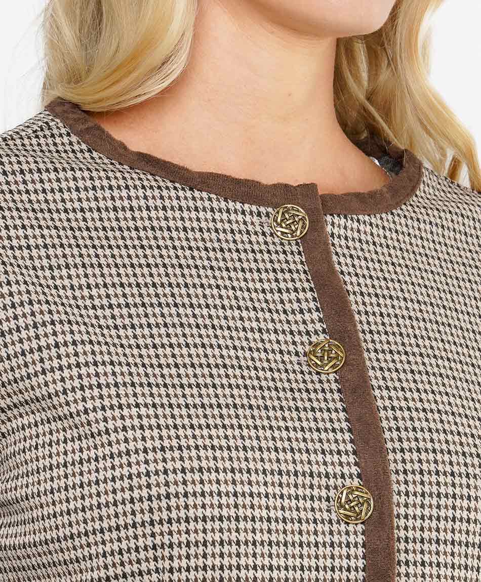 Chaqueta mujer look tweed
