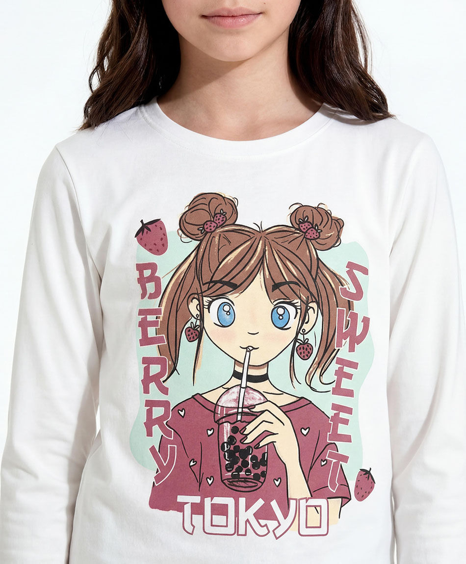 Polera ni&ntilde;a tokio time