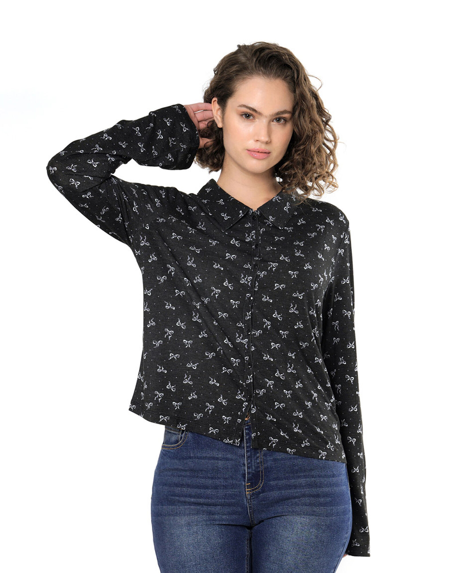 Blusa mujer cintas coquette Blusa mujer cintas coquette