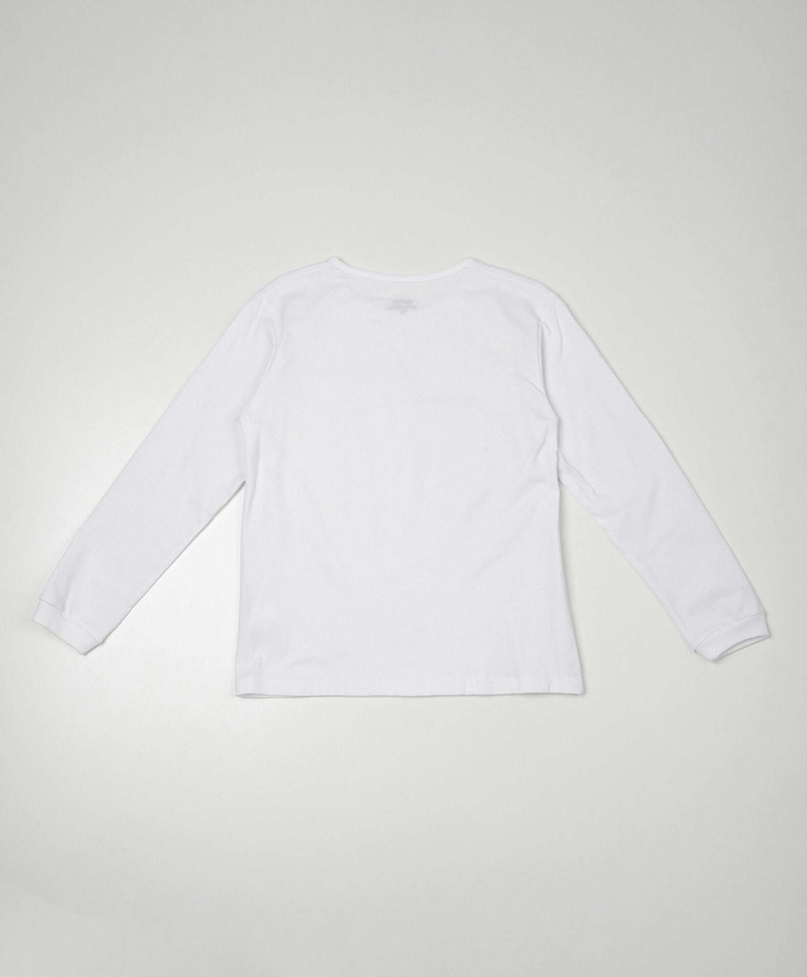 Camiseta escolar blanca lisa Camiseta escolar blanca lisa