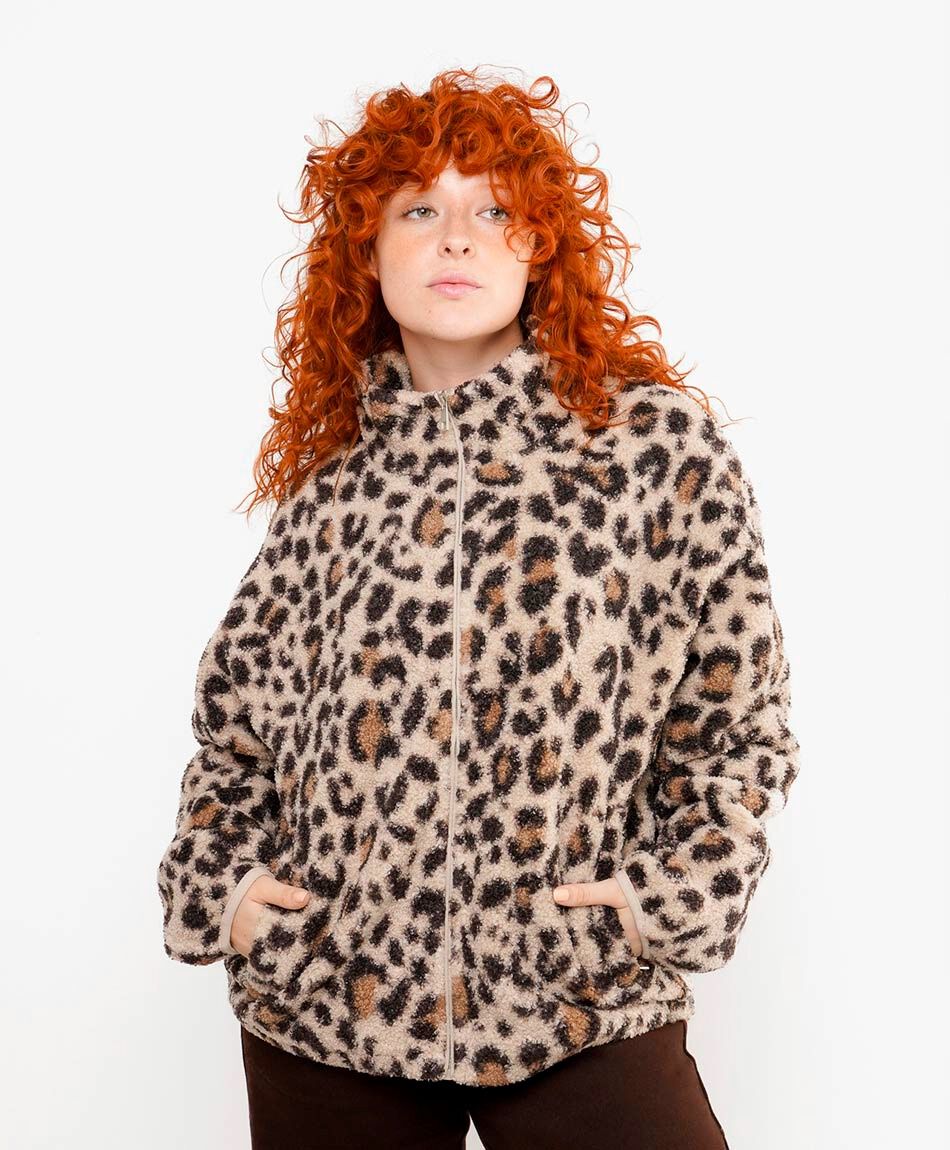 Chaqueta mujer animal print light