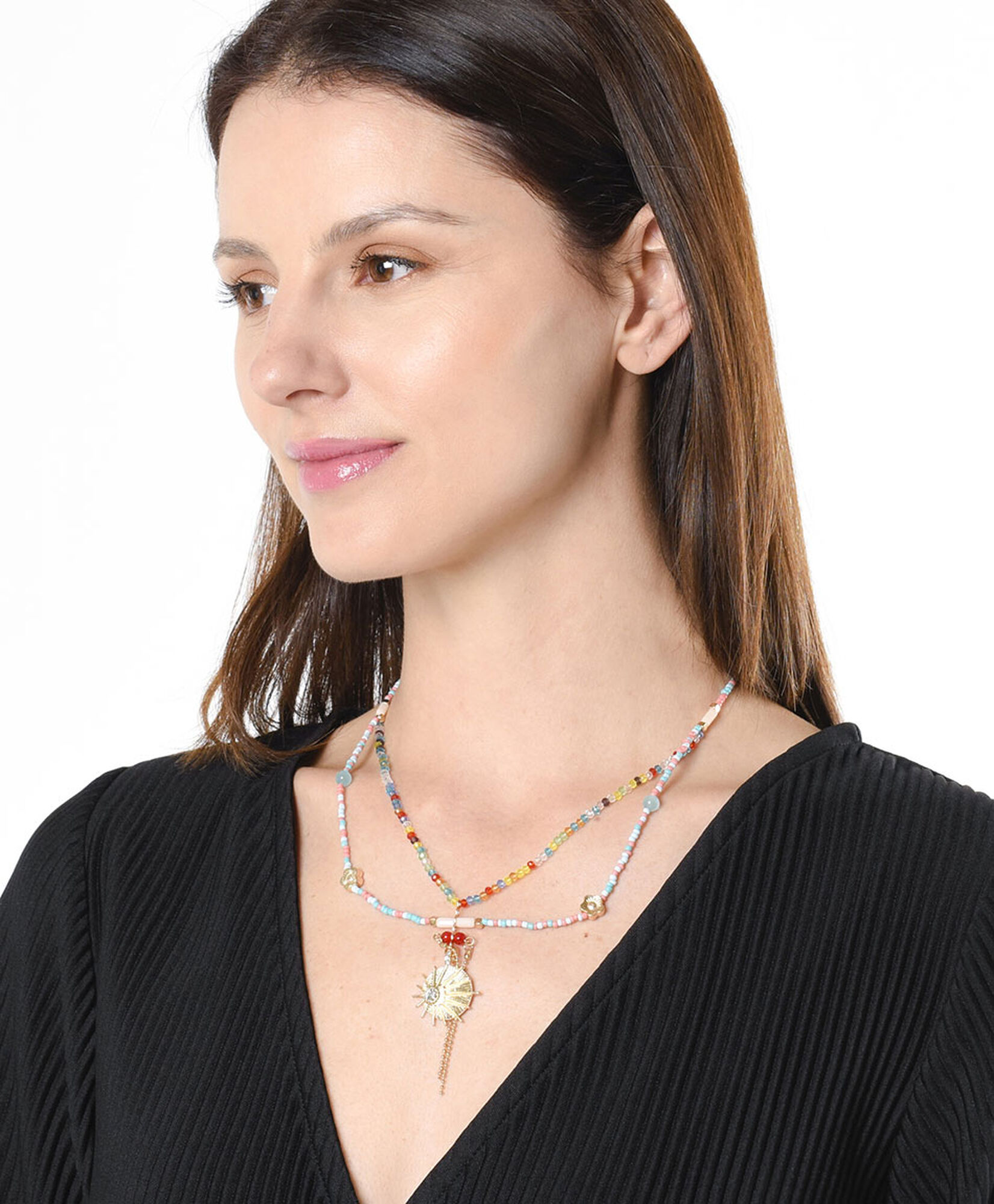 Collar mujer mostacillas colores Collar mujer mostacillas colores
