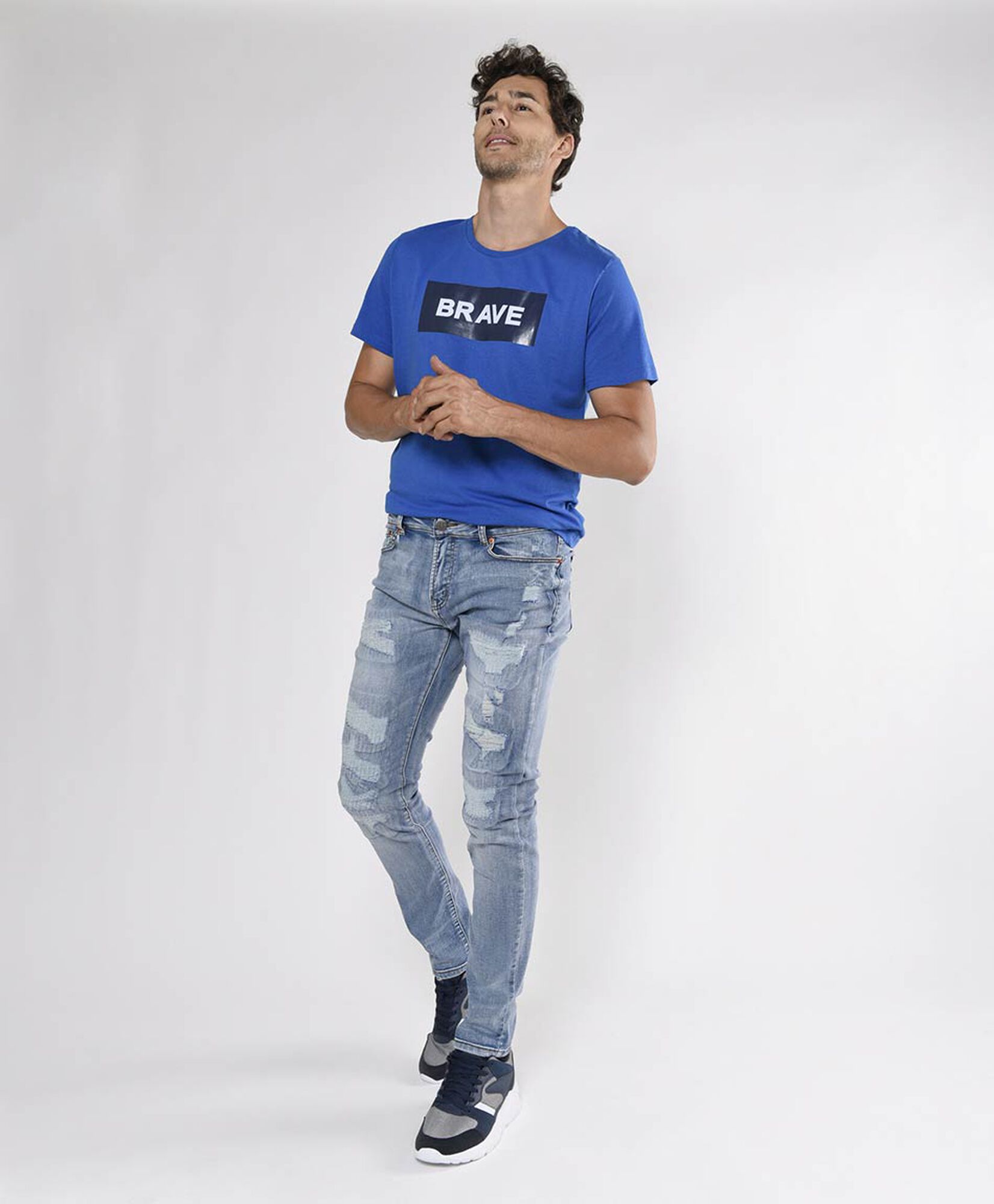 Jeans hombre rasgado y desgastado skinny fit Jeans hombre rasgado y desgastado skinny fit