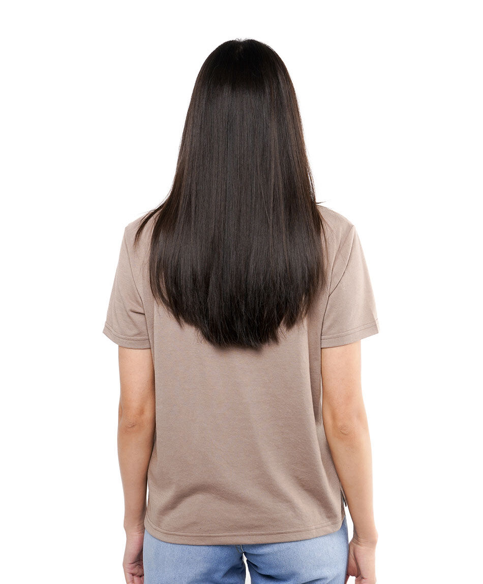 Polera mujer lisa mousse