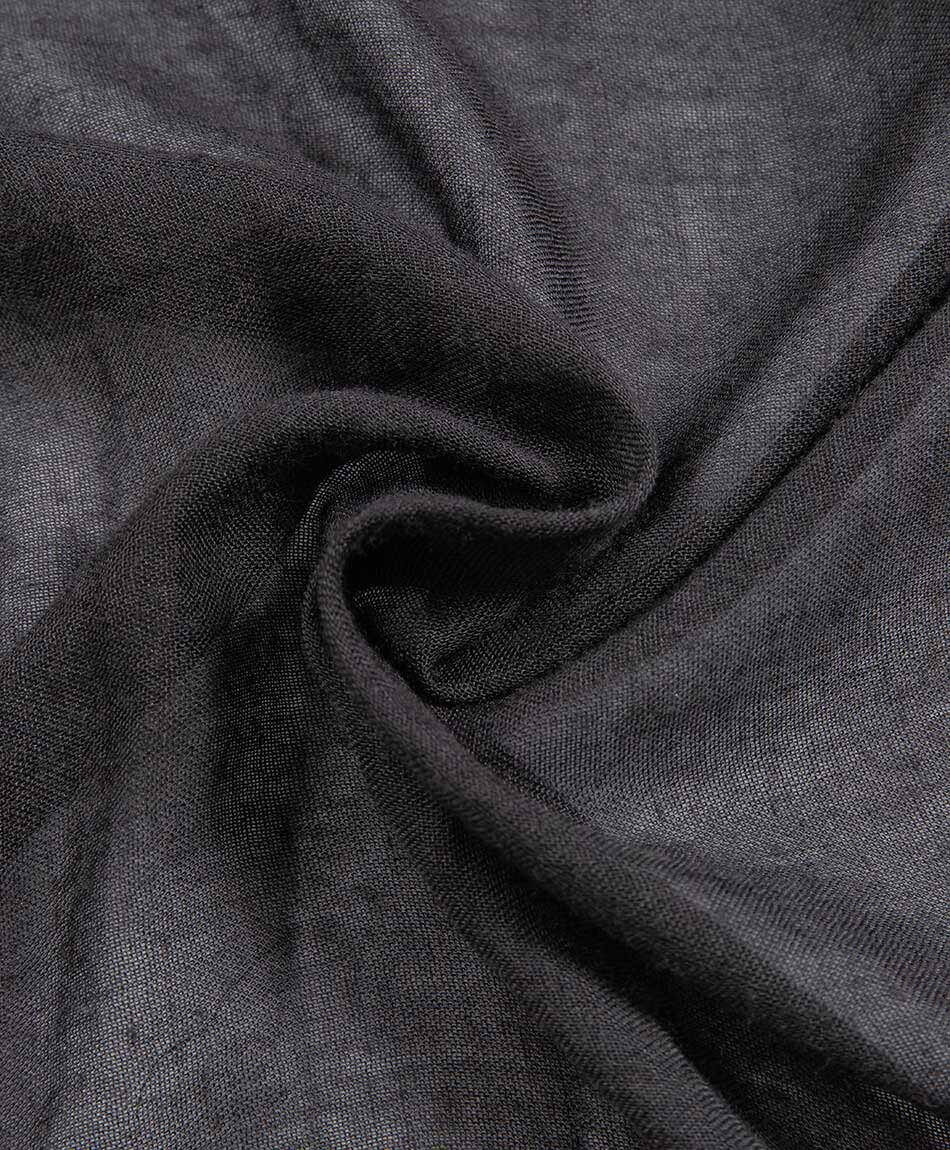 Pareo mujer liso negro